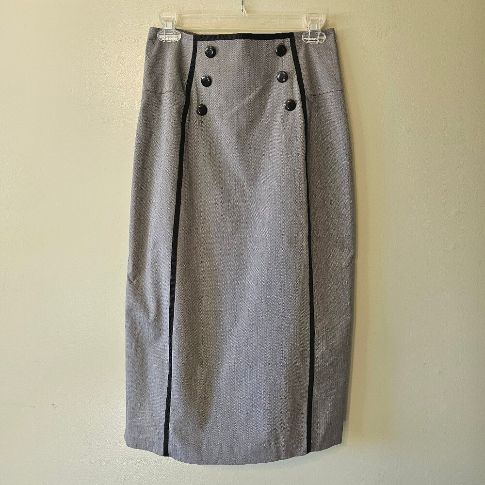 Worthington Button and Lace Skirt Size 6